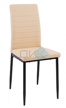  Стул DikLine Текс Black (к/з Pegaso бежевый) на сайте Белторгхолод