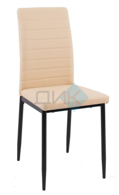 Стул DikLine Текс Black (к/з Pegaso бежевый) на сайте Белторгхолод