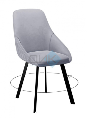 Стул DikLine 246 Black (Z46 перламутр) на сайте Белторгхолод