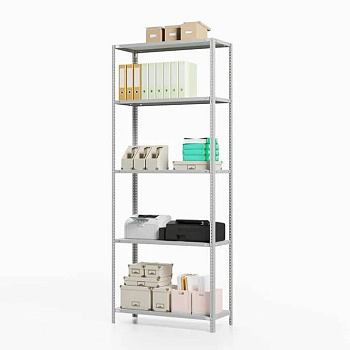  Стеллаж для офиса ТС Лайт, 2000x1000x500 мм. Полки: 5 шт. металл (ТС 20100550) на сайте Белторгхолод