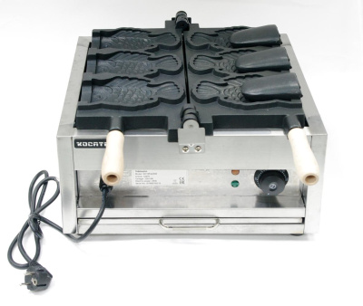 Вафельница Kocateq GH15FishNW (для 3 рыбок размером 15х19х3 см) на сайте Белторгхолод