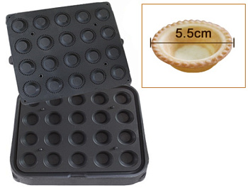  Форма Kocateq DH Tartmatic Plate 45 для 20 круглых тарталеток Ø 55 мм на сайте Белторгхолод