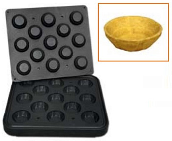  Форма Kocateq DH Tartmatic Plate 31 для 13 круглых тарталеток Ø 68 мм на сайте Белторгхолод