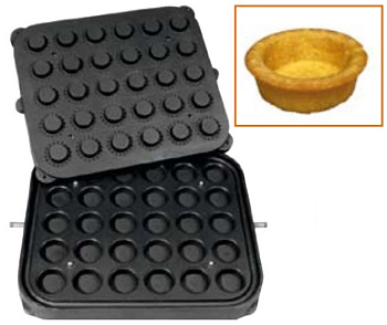  Форма Kocateq DH Tartmatic Plate 12 для 30 круглых тарталеток Ø 49 мм на сайте Белторгхолод