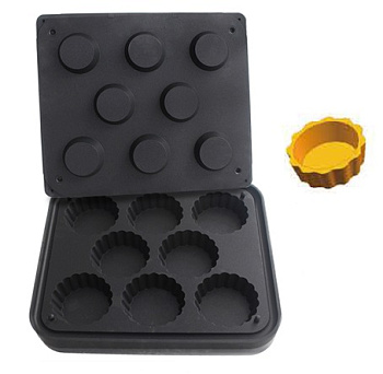  Форма Kocateq DH Tartmatic Plate 51 для 8 круглых тарталеток Ø 84 мм на сайте Белторгхолод