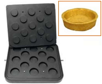  Форма Kocateq DH Tartmatic Plate 33 для 13 круглых тарталеток Ø 60 мм на сайте Белторгхолод