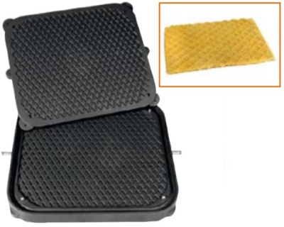 Форма Kocateq DH Tartmatic Plate 19 для вафли на сайте Белторгхолод