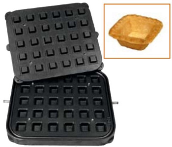  Форма Kocateq DH Tartmatic Plate 17 для 30 квадратных тарталеток 41*41 мм на сайте Белторгхолод