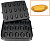  Форма Kocateq DH Tartmatic Plate 16 для 15 овальных тарталеток 79*52 мм на сайте Белторгхолод