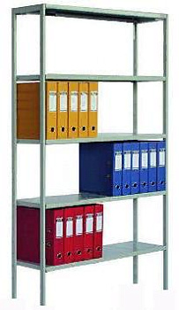  Стеллаж архивно-складской металлический 1800х1000х400, 5 полок (нагрузка на полку - 120 KG) на сайте Белторгхолод