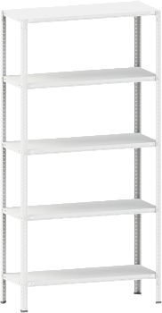  Стеллаж архивно-складской металлический 2200*1000*400, 5 полок (нагрузка на полку - 120 KG) на сайте Белторгхолод