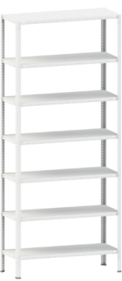 Стеллаж архивно-складской металлический 2500*1500*400, 7 полок (нагрузка на полку - 200 KG) на сайте Белторгхолод