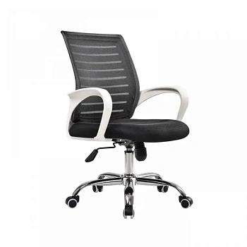 Кресло офисное SitUp MIX 600 White chrome (сетка Black/ Black) на сайте Белторгхолод