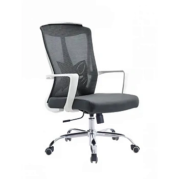  Кресло офисное SitUp SIGMA White chrome (сетка Black/Black) на сайте Белторгхолод