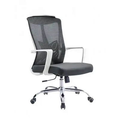 Кресло офисное SitUp SIGMA White chrome (сетка Black/Black) на сайте Белторгхолод