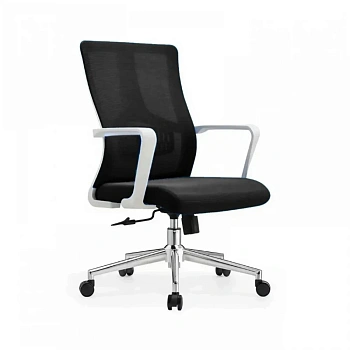  Кресло офисное SitUp CUBE White chrome (сетка Black/Black) на сайте Белторгхолод