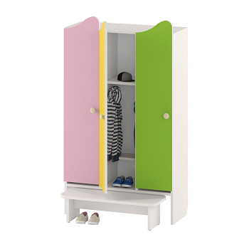  Шкаф для детской одежды трехдверный ДУ-ШР3-2 на сайте Белторгхолод