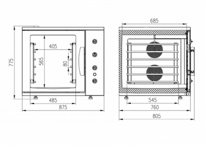Печь пароконвекционная Интэко-мастер ПН 64 ПАР2 на сайте Белторгхолод
