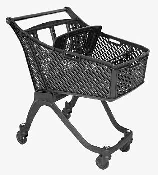  Тележка покупательская пластиковая Т100.ЕКО на сайте Белторгхолод