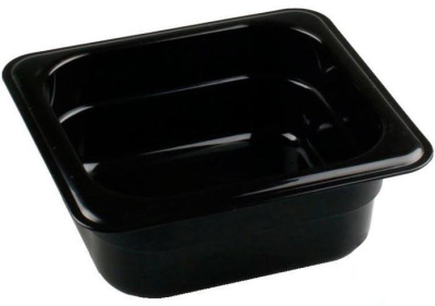 Гастроёмкость Gastromix GN1/6-65 ПОЛИПРОПИЛЕН черная на сайте Белторгхолод