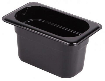  Гастроёмкость Gastromix GN1/9-100 ПОЛИПРОПИЛЕН черная на сайте Белторгхолод