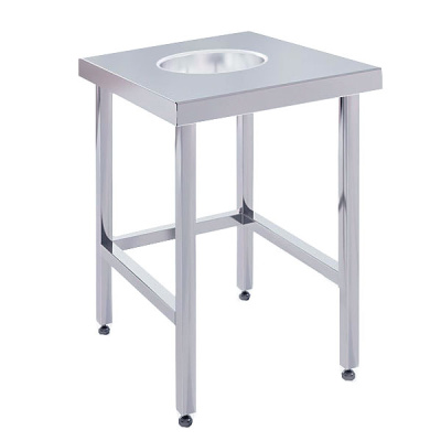 Стол для сбора отходов без борта Хотколд 700×600