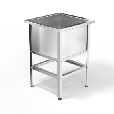 Ванна моечная сварная ХотКолд Люкс односекционная 1500×500×850 (каркас сварной)