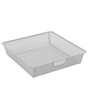  Корзина мелкосетчатая ПРАКТИК Home GBM 45х10 белая на сайте Белторгхолод