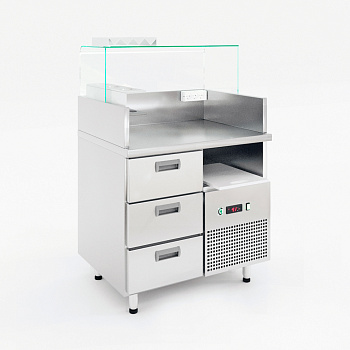  Станция для бургеров холодильная LARK 900×750 на сайте Белторгхолод