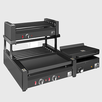 Гриль-станция KRG-80.45, RG-6.45 и KG-01 в черном корпусе