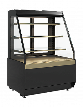  Витрина холодильная Carboma CUBE KC70 VM 0,9-2 STANDARD открытая скошенная боковина (версия 2.0) (9005-0109) на сайте Белторгхолод