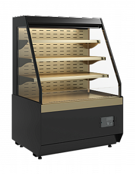  Витрина холодильная Carboma CUBE KC70 VM 1,3-2 STANDARD открытая, горка скошенная боковина (версия 2.0) (9005-0109) на сайте Белторгхолод