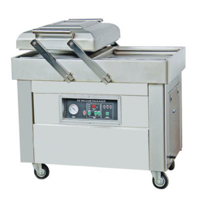 Напольная двухкамерная вакуум-упаковочная машина Hualian DZQ-400/2SB SS на сайте Белторгхолод