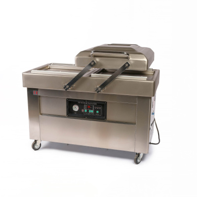 Напольная двухкамерная вакуум-упаковочная машина Hualian DZ-500/2SB SS (нерж.) на сайте Белторгхолод