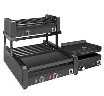  Гриль-станция KRG-80.45, RG-6.45 и KG-01 в черном корпусе на сайте Белторгхолод