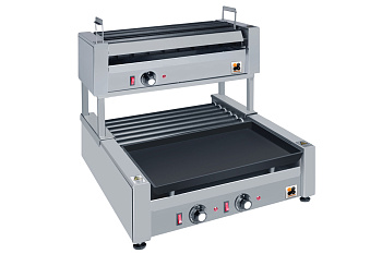  Комбинация грилей KRG-80.45 плейт и TG-6.45 котлетница на сайте Белторгхолод