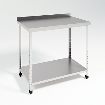  Стол разборный со сплошной полкой ХотКолд Эконом 600×500×850 на сайте Белторгхолод