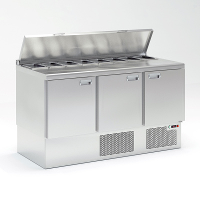 Холодильный стол для салатов (саладетта) LARK SLE1-111GN (1485х700, 8хGN1/3) на сайте Белторгхолод