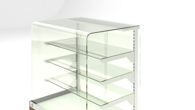 Витрина кондитерская Хотколд CANARY R 900 (гнутое стекло)