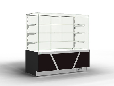 Витрина кондитерская Хотколд CANARY R 1300 (гнутое стекло)