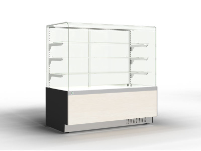 Витрина кондитерская Хотколд CANARY R 1300 (гнутое стекло)