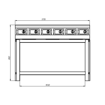 Плита индукционная Гриль Мастер Ф6ИП/800 (на подставке, пнс) (арт. 60012) на сайте Белторгхолод