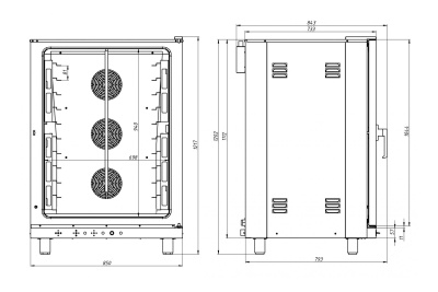 Печь конвекционная Гриль Мастер ФЖШ/10 (арт. 22227) на сайте Белторгхолод