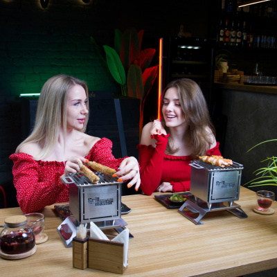 Мангал угольный настольный Гриль Мастер HOT GRILL GM150 (арт. 11340) на сайте Белторгхолод