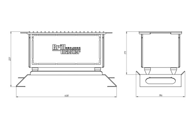 Мангал угольный настольный Гриль Мастер HOT GRILL GM300 (арт. 11341) на сайте Белторгхолод