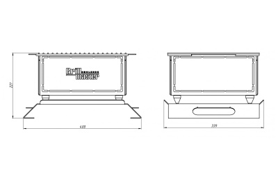 Мангал угольный настольный Гриль Мастер HOT GRILL GM300PLUS (арт. 11342) на сайте Белторгхолод