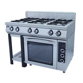 Плита газовая Гриль Мастер Ф6ПДГ/800 (с электрической духовкой) (арт. 50004э)