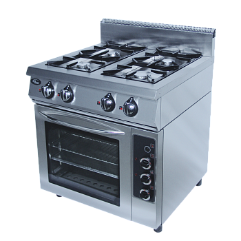 Плита газовая Гриль Мастер Ф4ПДГ/800 (с электрической духовкой) (арт. 50001э)