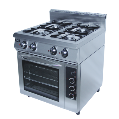 Плита газовая Гриль Мастер Ф4ПДГ/800 (с электрической духовкой) (арт. 50001э)