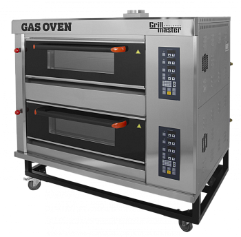 Шкаф пекарский подовый газовый Гриль Мастер ШЖГ/2 (с пароувлажнением) (арт. 13082)